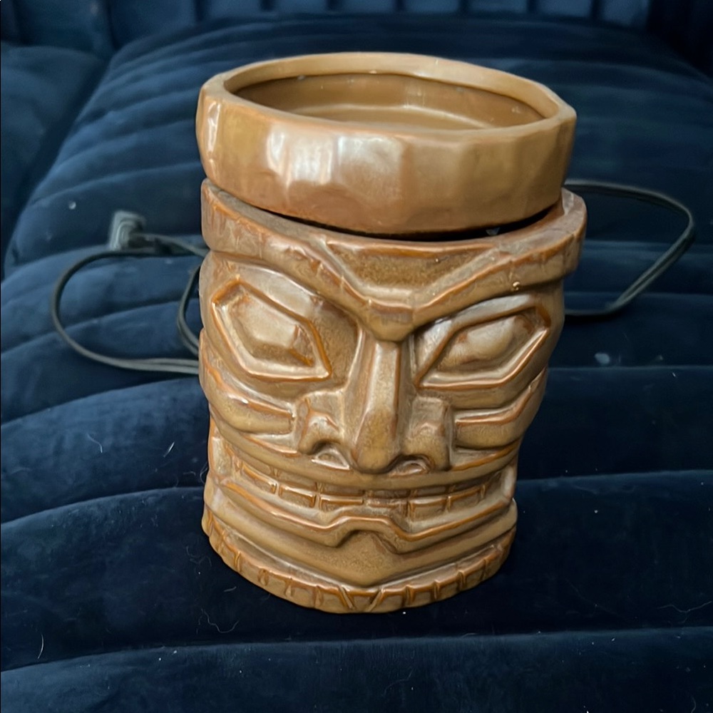 Brown Tiki Wax Warmer
